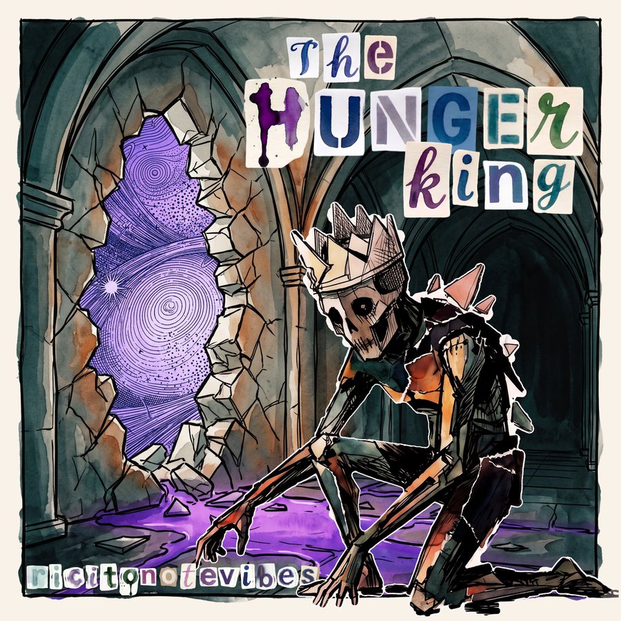 The Hunger King album cover